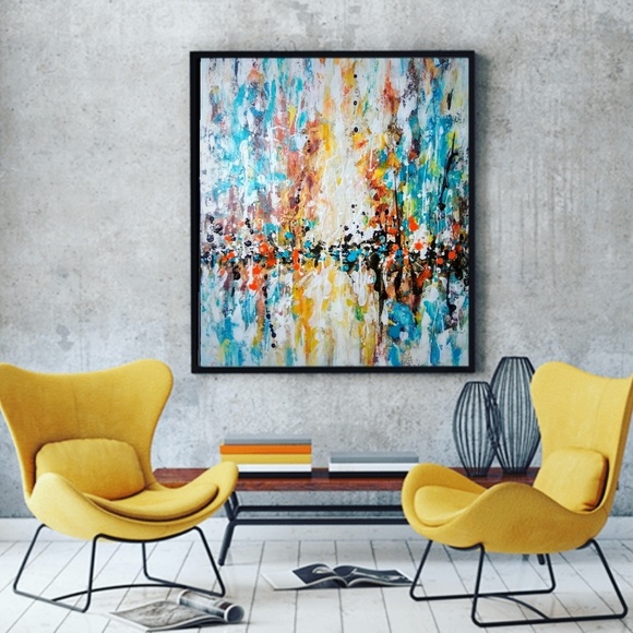 Other - Original abstract  painting 30x24 canvas